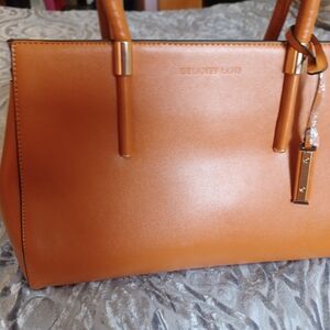 Tan Satchel Bag